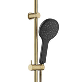 RIO Rail Shower with / without black head in Chrome,Brushed Nickel,Gun Metal,Matte Black,Urban Brass
